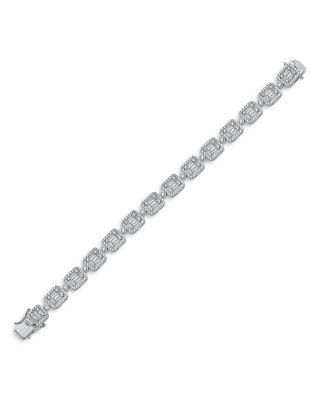 Baguette & Pav&eacute; Deco Bracelet