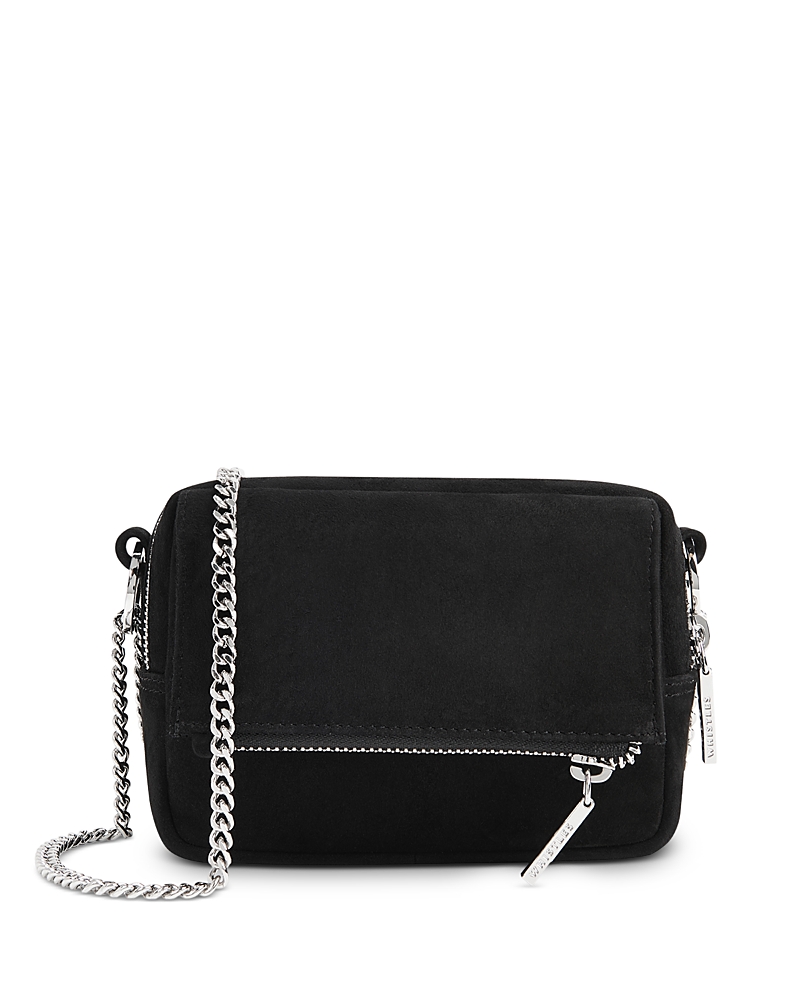 Whistles Bibi Suede Mini Bag Zip Crossbody