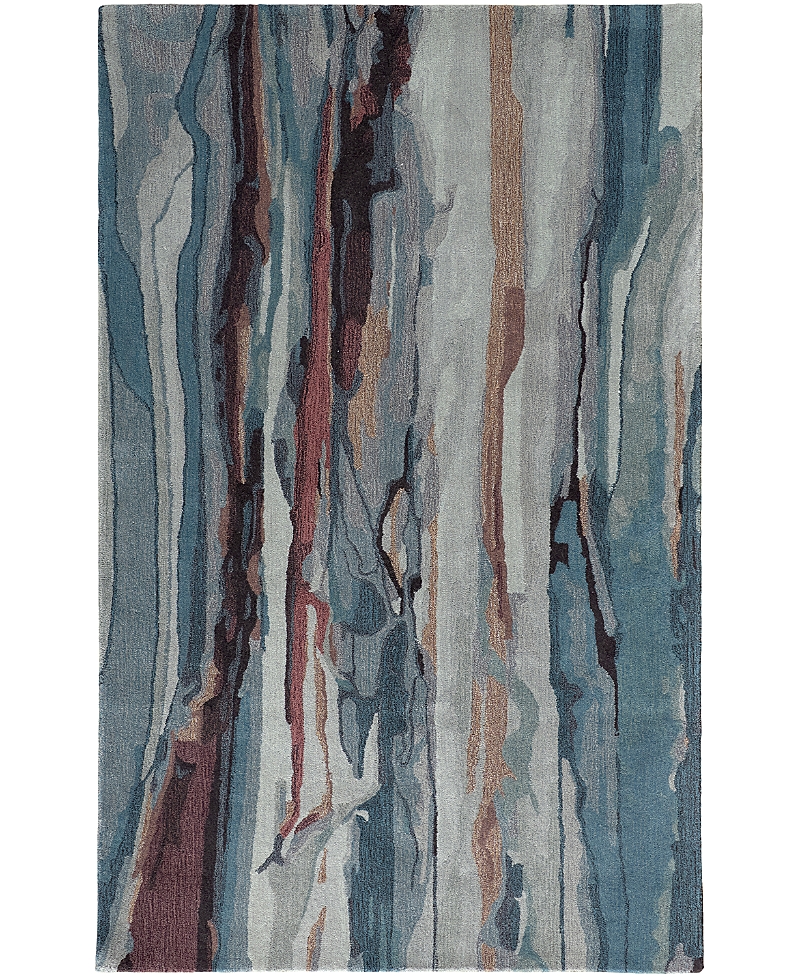 Shop Feizy Amira Ami8634f Area Rug, 5' X 8' In Blue/red