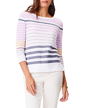Nic+Zoe Slate Stripe Sweater