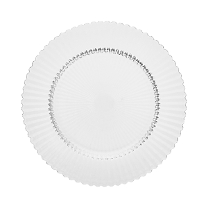 Fortessa Archie Clear Dinner Plate, Set of 4
