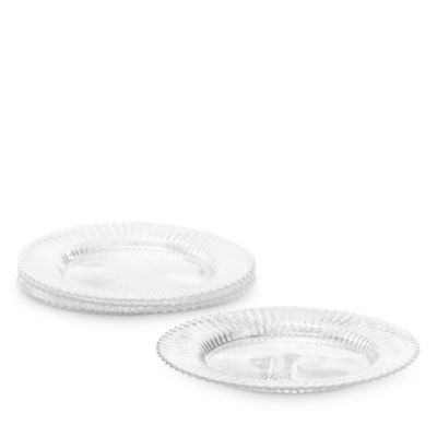 Archie Clear Dinner Plate, Set of 4