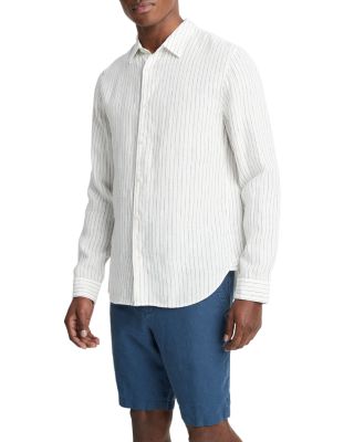 Vince - Bayside Striped Linen Shirt