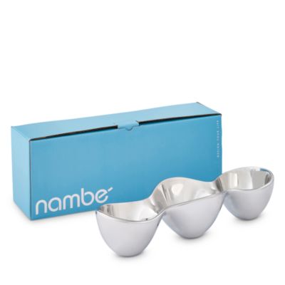 Namb&eacute; Triple Condiment Serving Dish