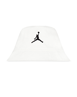 Shop Jordan Jumpman Logo Bucket Hat - Big Kid In White