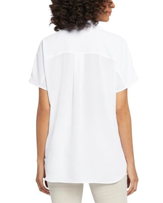 Becky Printed Short Sleeve Blouse