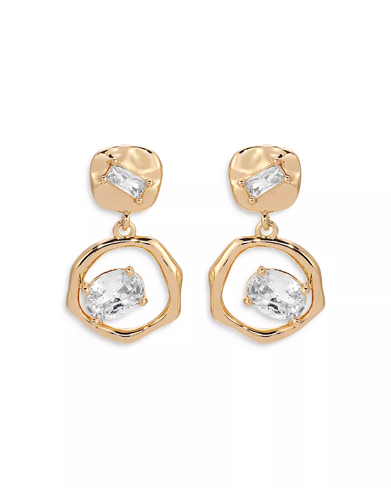 Ettika Organic Crystal Drop Earrings