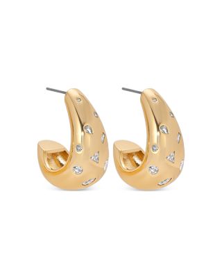 Ettika - Hammered Mixed Shapes Hoop Earrings