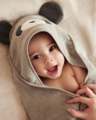  Cotton Panda Hooded Bath Towel - Baby