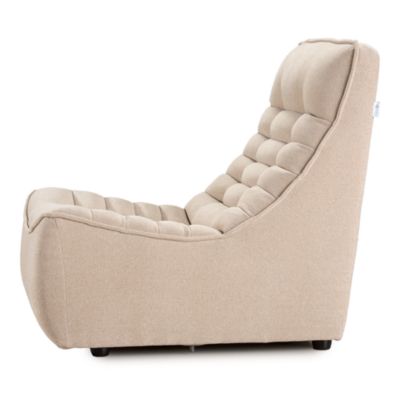 Trattino Armless Fabric Chair