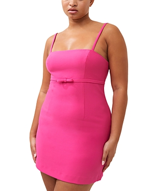 FRENCH CONNECTION WHISPER RUTH BOW MINI DRESS