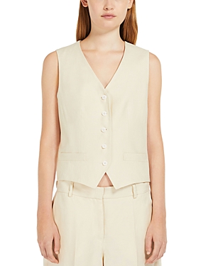 Weekend Max Mara Pacche Vest In Sand