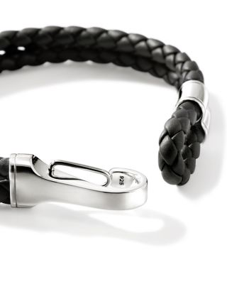 Sterling Silver & Leather Bracelet