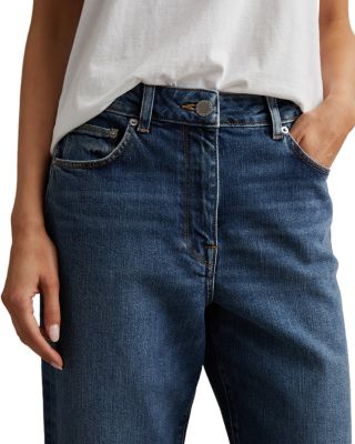 Selin Straight Jeans in Mid Blue