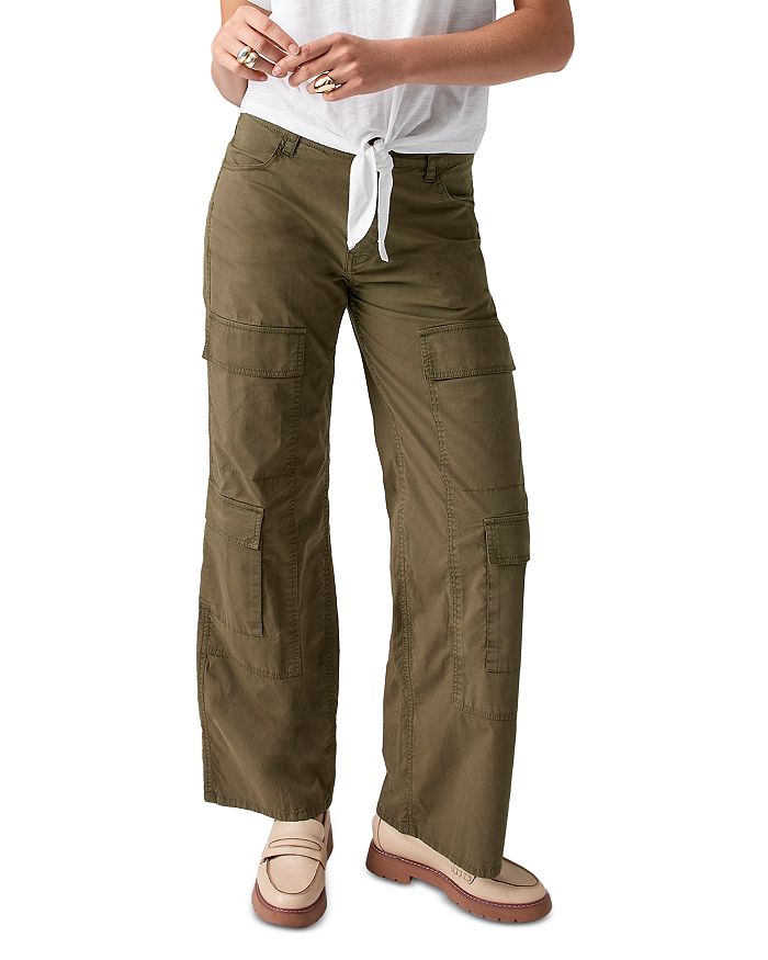 HDE Women's Faux Leather Cargo Pants with Pockets High Waisted Y2K Relaxed  Pant Brown - 27 at  Women's Clothing store