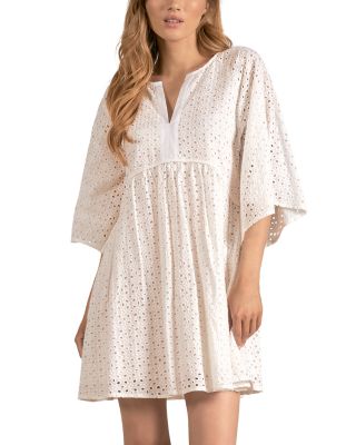 Elan Eyelet Mini Dress