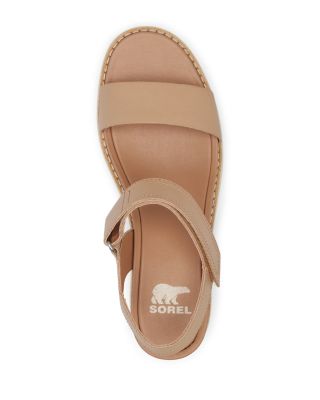 Women's Joanie Ivy Y Strap Platform Wedge Sandals