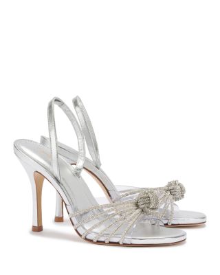 Larroudé - Women's Valerie Knotted Slingback High Heel Sandals