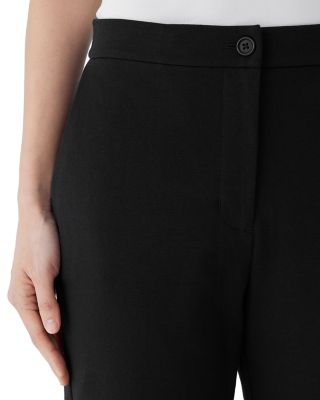 High Waist Slim Leg Ankle Pants