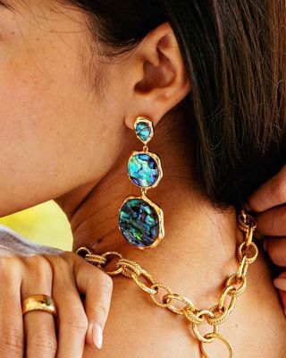 Aurora Triple Drop Earrings