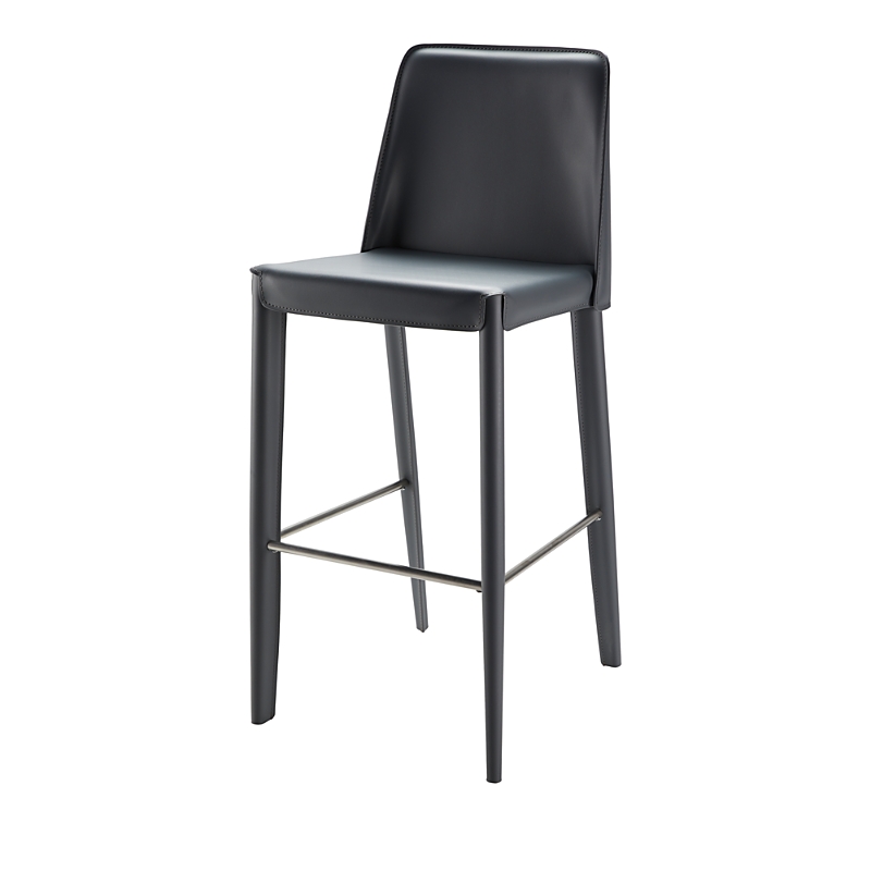 Surya Rosy Bar Stool In Black