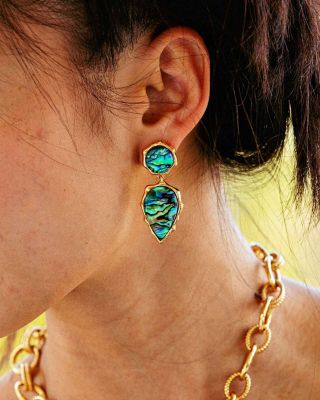 Aurora Double Drop Earrings