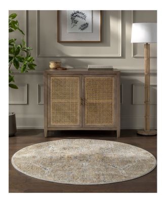 Livabliss Reina REN-2300 Round Area Rug, 5'3" x 5'3"