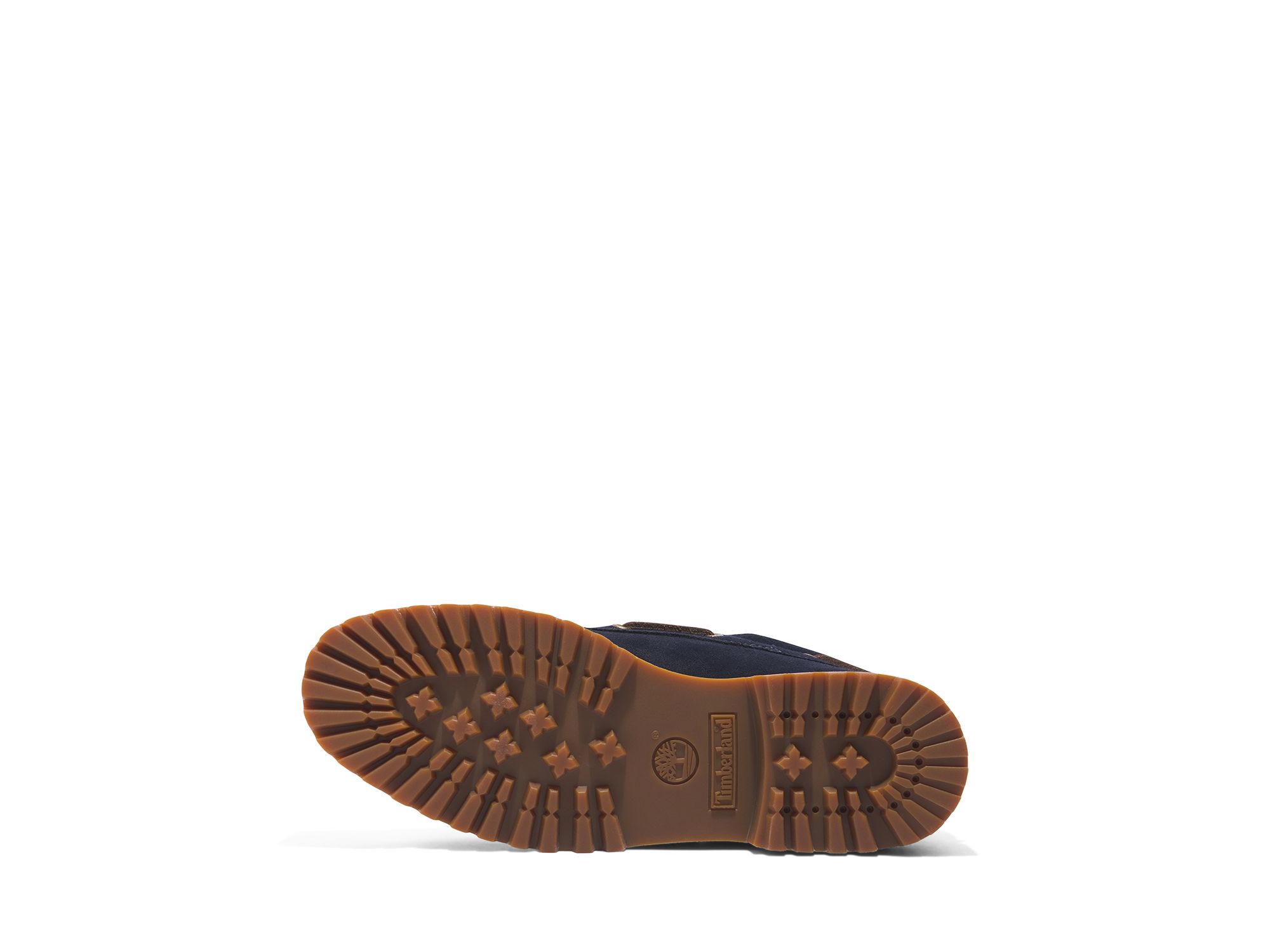 Men's C.F. Stead Indigo Suede 3 Eye Lug Handsewn Boat Shoes — Image 7