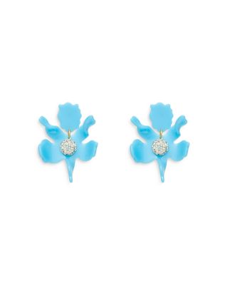 Lele Sadoughi - Crystal Lily Drop Earrings