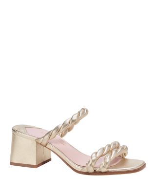 kate spade new york Women's Nina Block Heel Slide Sandals
