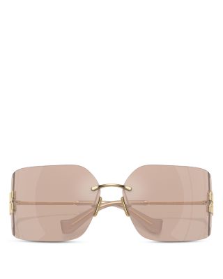 Metal Shield Sunglasses, 80mm