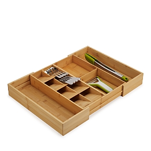 Joseph Joseph DrawerStore Bamboo Expandable Cutlery, Utensil & Gadget Organizer