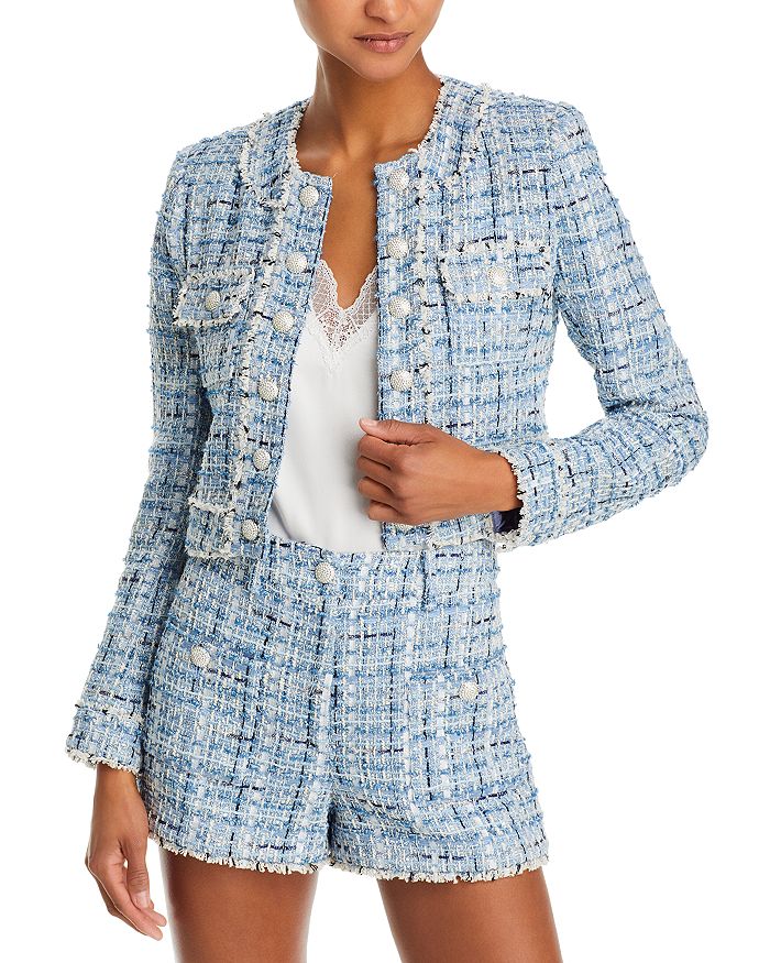 Generation Love Maverick Plaid Blazer - Taupe
