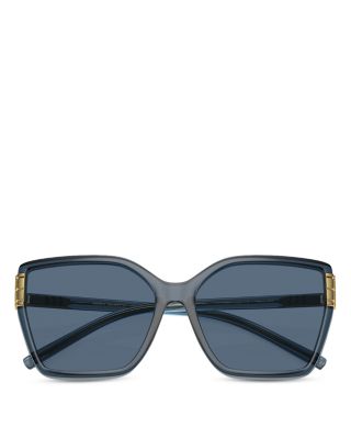 Flat Eleanor Square Sunglasses, 58mm