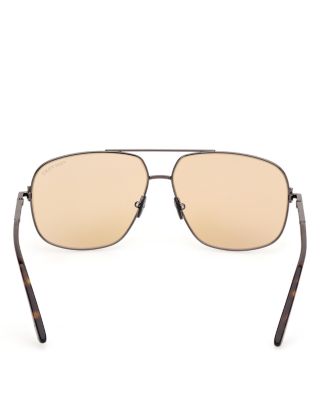 Tom Ford Tex Navigator Sunglasses, 62mm | Bloomingdale's Jewelry