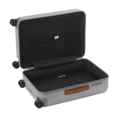 Bank Zip Deluxe Checked Suitcase