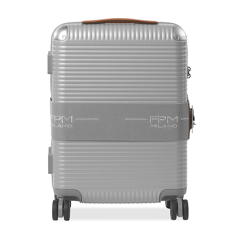 Fpm Milano Bank Zip Deluxe Carry On Suitcase In Glacier Grey