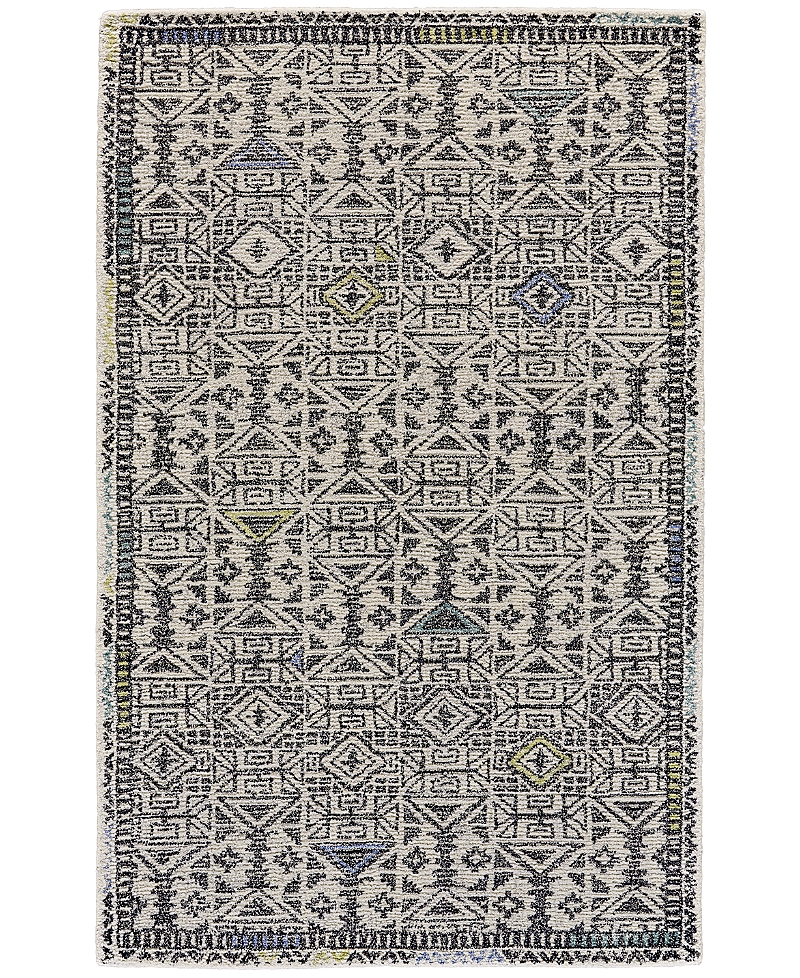 Feizy Arazad 7238447f Area Rug, 8' X 11' In Gray/ivory