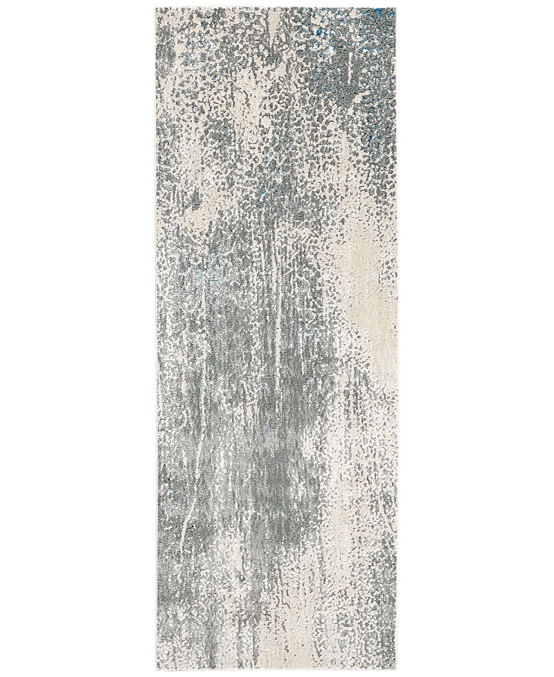 Photos - Chandelier / Lamp Feizy Azure AZR3401F Runner Area Rug, 2'10 x 7'10 AZR3401FGRYBLUI71