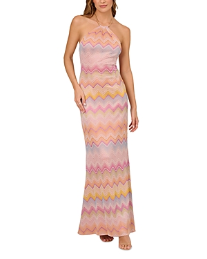 Shop Liv Foster Jacquard Knit Mermaid Dress In Pink Multi