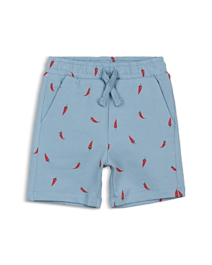 Miles The Label Boys' Drawstring Knit Shorts - Little Kid In Dusty Blue