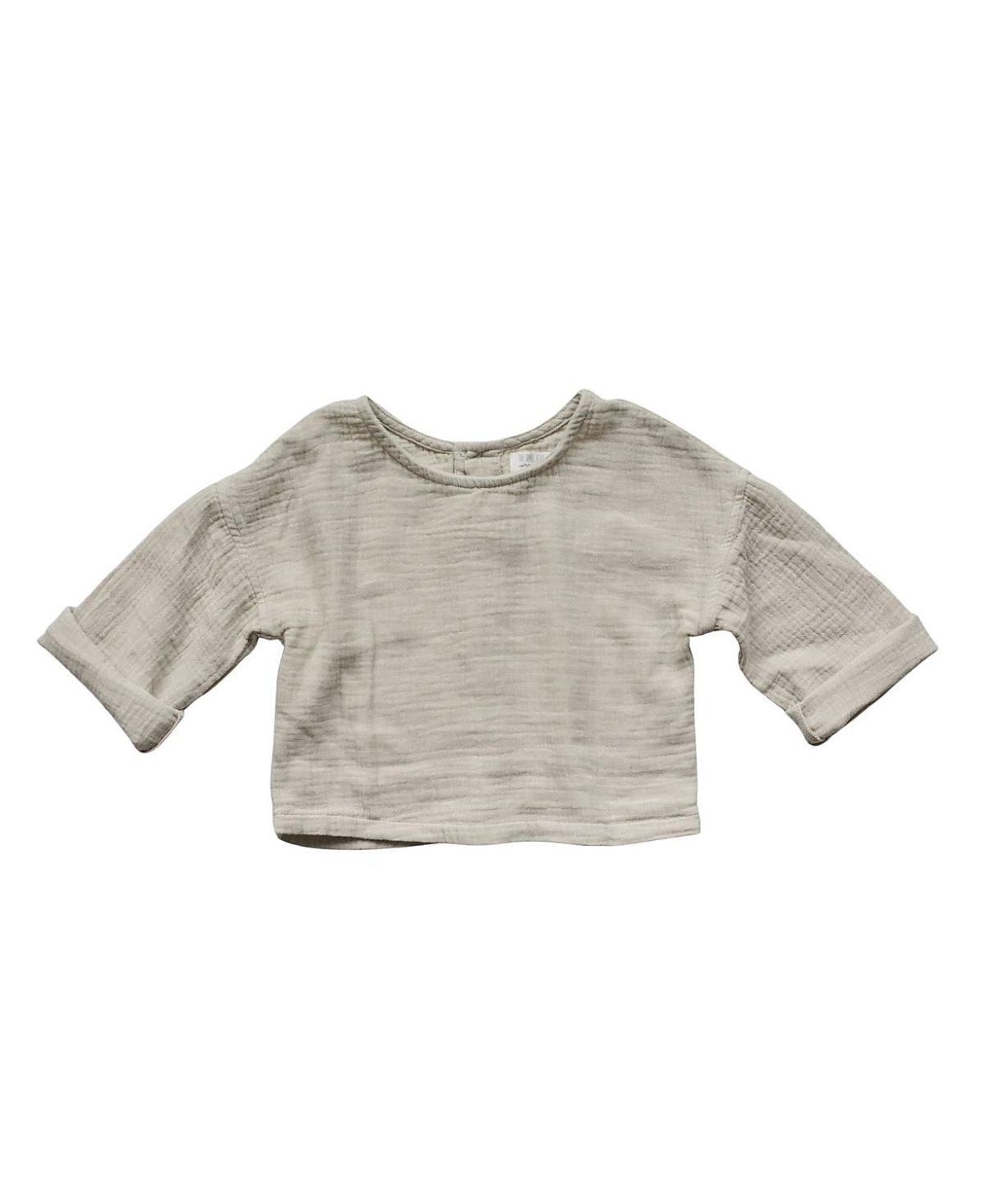 The Simple Folk Girls Button Back Top - Baby