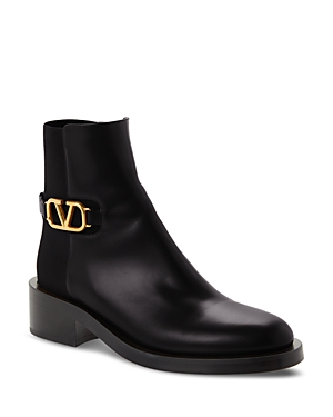 Shop Valentino Garavino Women's Pull On Booties In Black