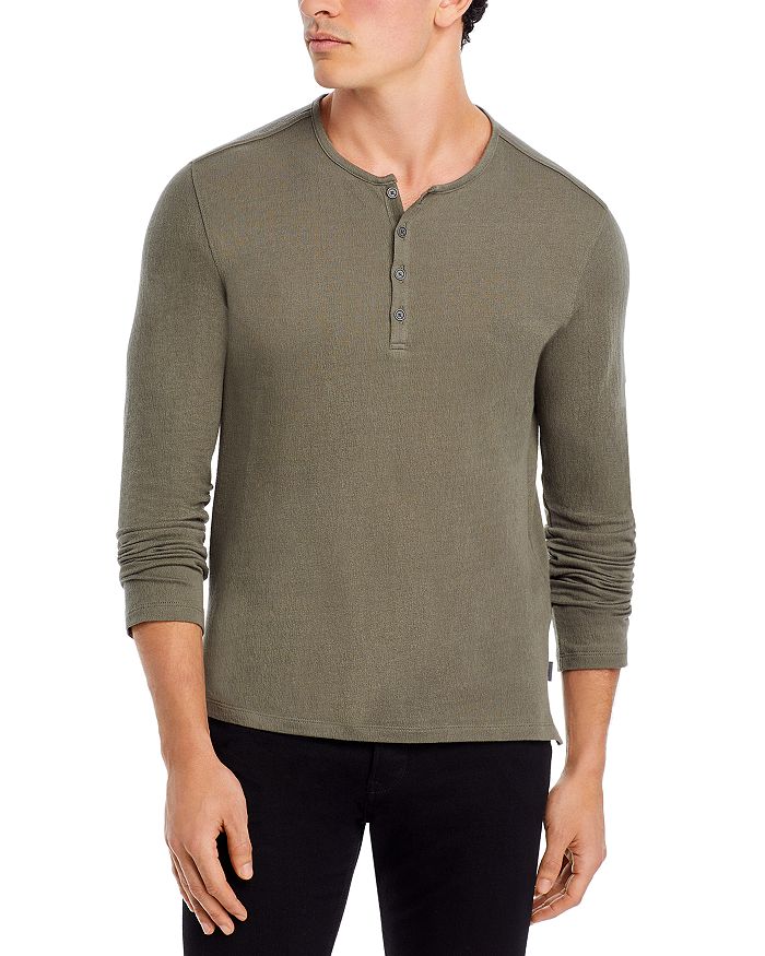 John varvatos long sleeve henley deals