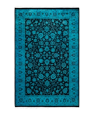 Bloomingdale's Fine Vibrance M1471 Area Rug, 4'1 X 6'5 In Blue