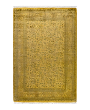 Shop Bloomingdale's Fine Vibrance M1170 Area Rug, 4'3 X 6'5 In Yellow