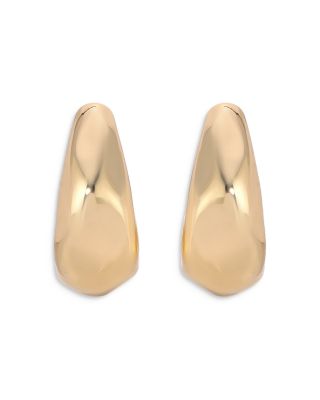 Essential Hammered Hoop Earrings in 18K Gold Plated 