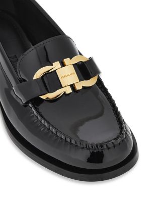 FERRAGAMO Women's Maryan Logo Detail Loafers | Bloomingdale's