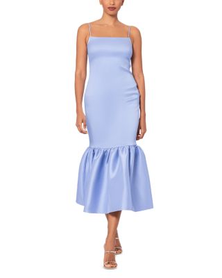 AQUA - Hollywood Spaghetti Strap Ruffled Hem Dress - Exclusive