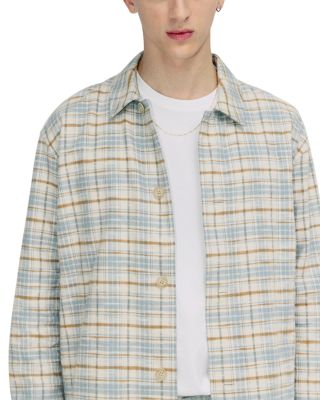 Plaid Relaxed Fit Shirt Jacket